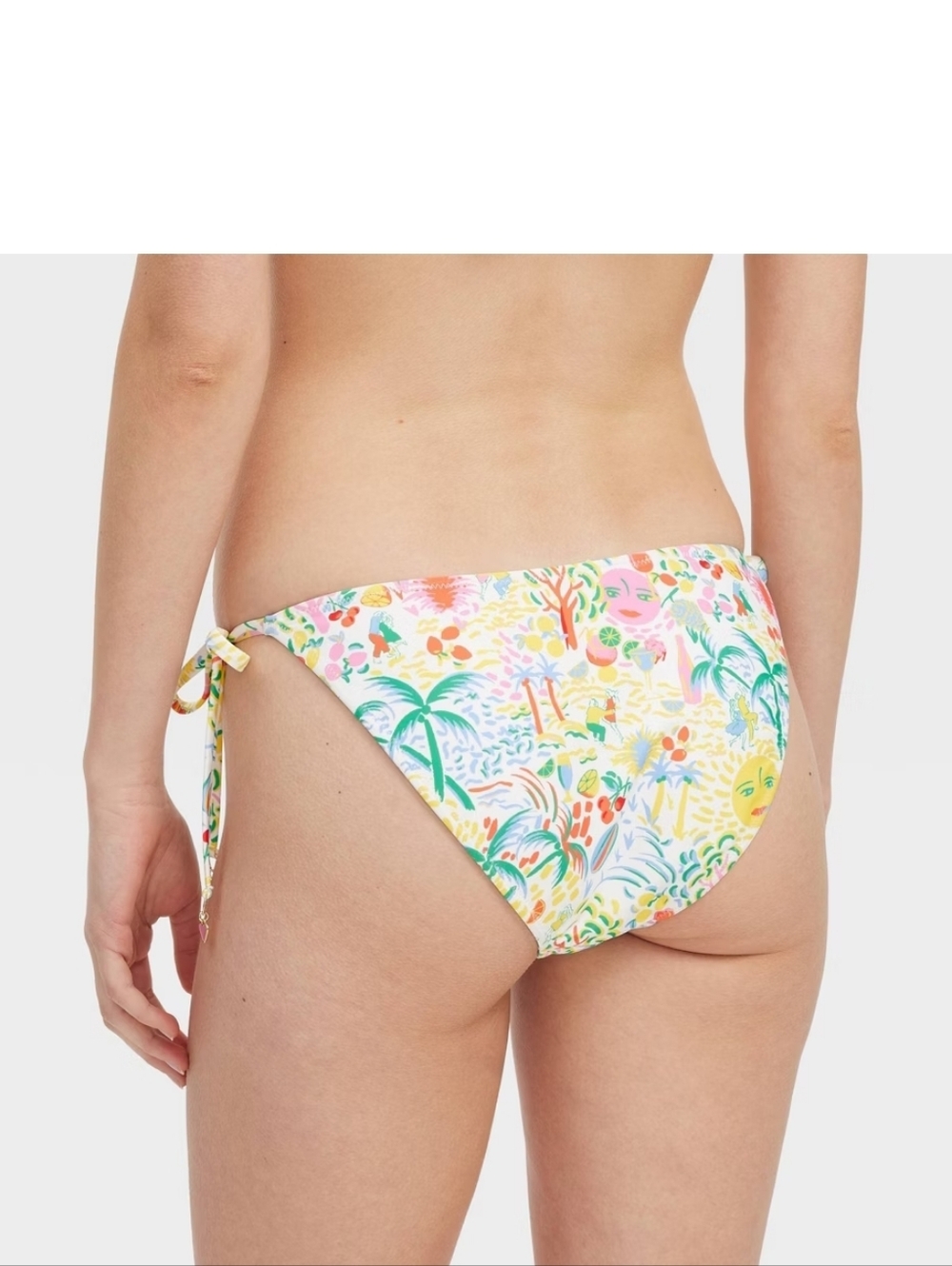 NWT Roller Rabbit x Target Collab Reversible Side-Tie Bikini Bottom - Picture 4 of 6